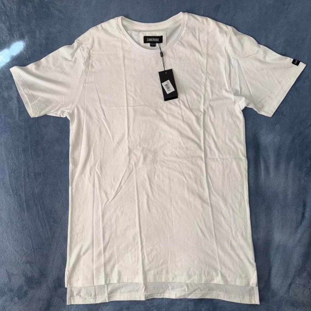 Zanerobe white t-shirt men Size L new
